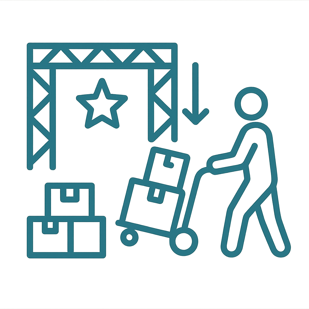 Auf- & Abbau / Logistik